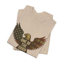 Load image into Gallery viewer, American Flag Eagle Unisex Tee - Patriotic Shirt, USA Independence Day Top, Fourth of July Apparel, Veteran Gift, Memorial Day Tee