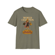 Load image into Gallery viewer, Crowned Fashionista Tee World Champion Shopper Shirt, Gift for Women Who Love Shopping, Coffee & Sass