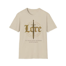 Load image into Gallery viewer, Legendary Lore Unisex Softstyle T-Shirt | Fantasy Graphic Tee for Gamers and Story Lovers | Great Gift for Birthdays, Holidays, or Every Day
