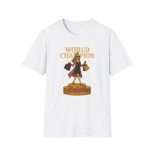 Load image into Gallery viewer, Crowned Fashionista Tee World Champion Shopper Shirt, Gift for Women Who Love Shopping, Coffee & Sass