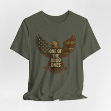 Load image into Gallery viewer, American Flag Eagle Unisex Tee - Patriotic Shirt, USA Independence Day Top, Fourth of July Apparel, Veteran Gift, Memorial Day Tee