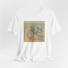 Load image into Gallery viewer, Monet Style Beach Cruiser T-Shirt for Women, Cruising Through the Canvas Art Tee
