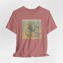 Load image into Gallery viewer, Monet Style Beach Cruiser T-Shirt for Women, Cruising Through the Canvas Art Tee