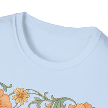 Load image into Gallery viewer, Art Nouveau Dragonfly T‑Shirt • Floral Insect Vintage Botanical Tee • Nature Lover Gift, Summer Outfit
