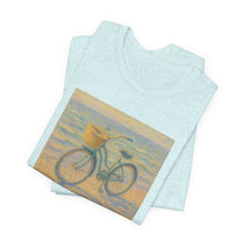 Load image into Gallery viewer, Monet Style Beach Cruiser T-Shirt for Women, Cruising Through the Canvas Art Tee