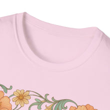 Load image into Gallery viewer, Art Nouveau Dragonfly T‑Shirt • Floral Insect Vintage Botanical Tee • Nature Lover Gift, Summer Outfit