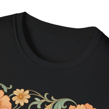 Load image into Gallery viewer, Art Nouveau Dragonfly T‑Shirt • Floral Insect Vintage Botanical Tee • Nature Lover Gift, Summer Outfit