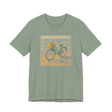 Load image into Gallery viewer, Monet Style Beach Cruiser T-Shirt for Women, Cruising Through the Canvas Art Tee