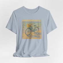 Load image into Gallery viewer, Monet Style Beach Cruiser T-Shirt for Women, Cruising Through the Canvas Art Tee