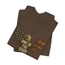 Load image into Gallery viewer, American Flag Eagle Unisex Tee - Patriotic Shirt, USA Independence Day Top, Fourth of July Apparel, Veteran Gift, Memorial Day Tee