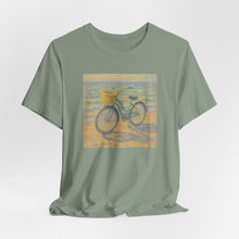 Load image into Gallery viewer, Monet Style Beach Cruiser T-Shirt for Women, Cruising Through the Canvas Art Tee