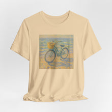 Load image into Gallery viewer, Monet Style Beach Cruiser T-Shirt for Women, Cruising Through the Canvas Art Tee