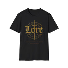 Load image into Gallery viewer, Legendary Lore Unisex Softstyle T-Shirt | Fantasy Graphic Tee for Gamers and Story Lovers | Great Gift for Birthdays, Holidays, or Every Day