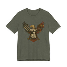 Load image into Gallery viewer, American Flag Eagle Unisex Tee - Patriotic Shirt, USA Independence Day Top, Fourth of July Apparel, Veteran Gift, Memorial Day Tee