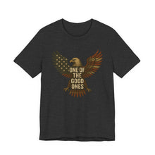 Load image into Gallery viewer, American Flag Eagle Unisex Tee - Patriotic Shirt, USA Independence Day Top, Fourth of July Apparel, Veteran Gift, Memorial Day Tee