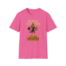 Load image into Gallery viewer, Crowned Fashionista Tee World Champion Shopper Shirt, Gift for Women Who Love Shopping, Coffee & Sass