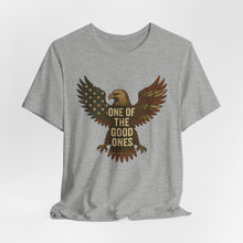 Load image into Gallery viewer, American Flag Eagle Unisex Tee - Patriotic Shirt, USA Independence Day Top, Fourth of July Apparel, Veteran Gift, Memorial Day Tee
