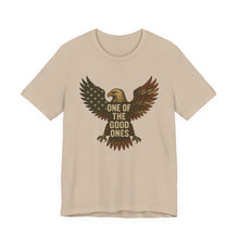 Load image into Gallery viewer, American Flag Eagle Unisex Tee - Patriotic Shirt, USA Independence Day Top, Fourth of July Apparel, Veteran Gift, Memorial Day Tee
