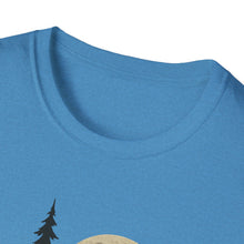 Load image into Gallery viewer, Moonlit Campfire Unisex Softstyle T-Shirt, Camping Shirt, Nature Lover Tee, Outdoor Adventure Apparel, Gift for Hikers, Summer Camping [...]
