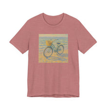 Load image into Gallery viewer, Monet Style Beach Cruiser T-Shirt for Women, Cruising Through the Canvas Art Tee
