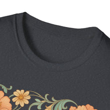 Load image into Gallery viewer, Art Nouveau Dragonfly T‑Shirt • Floral Insect Vintage Botanical Tee • Nature Lover Gift, Summer Outfit
