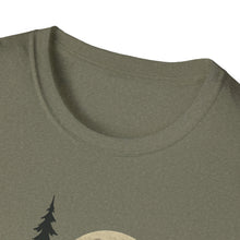 Load image into Gallery viewer, Moonlit Campfire Unisex Softstyle T-Shirt, Camping Shirt, Nature Lover Tee, Outdoor Adventure Apparel, Gift for Hikers, Summer Camping [...]
