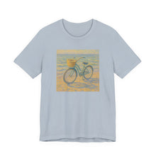 Load image into Gallery viewer, Monet Style Beach Cruiser T-Shirt for Women, Cruising Through the Canvas Art Tee
