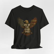 Load image into Gallery viewer, American Flag Eagle Unisex Tee - Patriotic Shirt, USA Independence Day Top, Fourth of July Apparel, Veteran Gift, Memorial Day Tee
