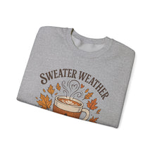Load image into Gallery viewer, Pumpkin Spice Crewneck Sweatshirt, Cozy Fall Sweatshirt, Autumn Apparel, Thanksgiving Sweatshirt, Sweater Weather Fashion, Gift for [...]
