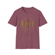 Load image into Gallery viewer, Legendary Lore Unisex Softstyle T-Shirt | Fantasy Graphic Tee for Gamers and Story Lovers | Great Gift for Birthdays, Holidays, or Every Day
