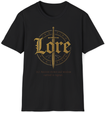 Load image into Gallery viewer, Legendary Lore Unisex Softstyle T-Shirt | Fantasy Graphic Tee for Gamers and Story Lovers | Great Gift for Birthdays, Holidays, or Every Day
