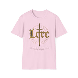 Legendary Lore Unisex Softstyle T-Shirt | Fantasy Graphic Tee for Gamers and Story Lovers | Great Gift for Birthdays, Holidays, or Every Day