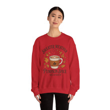 Load image into Gallery viewer, Pumpkin Spice Crewneck Sweatshirt, Cozy Fall Sweatshirt, Autumn Apparel, Thanksgiving Sweatshirt, Sweater Weather Fashion, Gift for [...]
