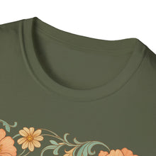 Load image into Gallery viewer, Art Nouveau Dragonfly T‑Shirt • Floral Insect Vintage Botanical Tee • Nature Lover Gift, Summer Outfit
