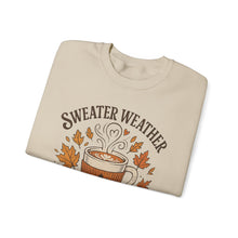 Load image into Gallery viewer, Pumpkin Spice Crewneck Sweatshirt, Cozy Fall Sweatshirt, Autumn Apparel, Thanksgiving Sweatshirt, Sweater Weather Fashion, Gift for [...]
