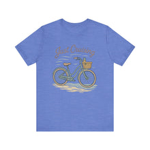 Load image into Gallery viewer, Just Cruising T-shirt, Summer Vibes Tee, Casual Graphic Shirt, Beach Vacation Top, Unisex Jersey Shirt
