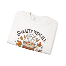 Load image into Gallery viewer, Pumpkin Spice Crewneck Sweatshirt, Cozy Fall Sweatshirt, Autumn Apparel, Thanksgiving Sweatshirt, Sweater Weather Fashion, Gift for [...]
