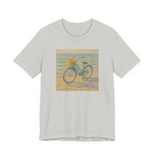 Load image into Gallery viewer, Monet Style Beach Cruiser T-Shirt for Women, Cruising Through the Canvas Art Tee
