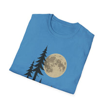 Load image into Gallery viewer, Moonlit Campfire Unisex Softstyle T-Shirt, Camping Shirt, Nature Lover Tee, Outdoor Adventure Apparel, Gift for Hikers, Summer Camping [...]
