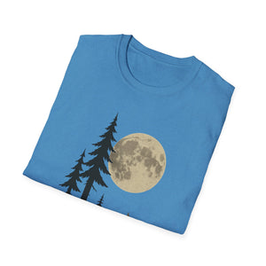 Moonlit Campfire Unisex Softstyle T-Shirt, Camping Shirt, Nature Lover Tee, Outdoor Adventure Apparel, Gift for Hikers, Summer Camping [...]