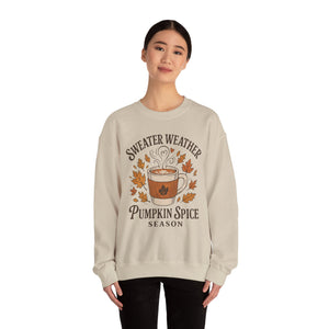 Pumpkin Spice Crewneck Sweatshirt, Cozy Fall Sweatshirt, Autumn Apparel, Thanksgiving Sweatshirt, Sweater Weather Fashion, Gift for [...]