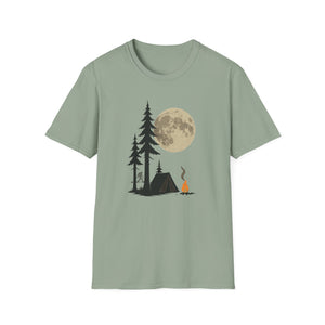 Moonlit Campfire Unisex Softstyle T-Shirt, Camping Shirt, Nature Lover Tee, Outdoor Adventure Apparel, Gift for Hikers, Summer Camping [...]