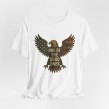 Load image into Gallery viewer, American Flag Eagle Unisex Tee - Patriotic Shirt, USA Independence Day Top, Fourth of July Apparel, Veteran Gift, Memorial Day Tee
