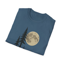 Load image into Gallery viewer, Moonlit Campfire Unisex Softstyle T-Shirt, Camping Shirt, Nature Lover Tee, Outdoor Adventure Apparel, Gift for Hikers, Summer Camping [...]
