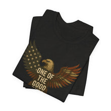Load image into Gallery viewer, American Flag Eagle Unisex Tee - Patriotic Shirt, USA Independence Day Top, Fourth of July Apparel, Veteran Gift, Memorial Day Tee
