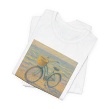 Load image into Gallery viewer, Monet Style Beach Cruiser T-Shirt for Women, Cruising Through the Canvas Art Tee
