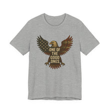 Load image into Gallery viewer, American Flag Eagle Unisex Tee - Patriotic Shirt, USA Independence Day Top, Fourth of July Apparel, Veteran Gift, Memorial Day Tee
