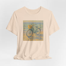 Load image into Gallery viewer, Monet Style Beach Cruiser T-Shirt for Women, Cruising Through the Canvas Art Tee
