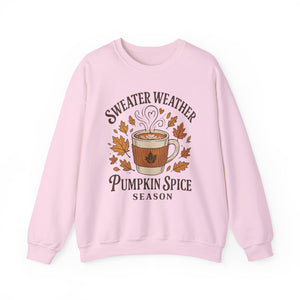 Pumpkin Spice Crewneck Sweatshirt, Cozy Fall Sweatshirt, Autumn Apparel, Thanksgiving Sweatshirt, Sweater Weather Fashion, Gift for [...]