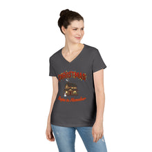 Load image into Gallery viewer, Warm Funny Christmas Ladies' V-Neck T-Shirt
